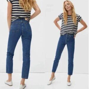 Everlane The '90s Cheeky Denim Organic Cotton Jean in Northridge Dark Womens 29